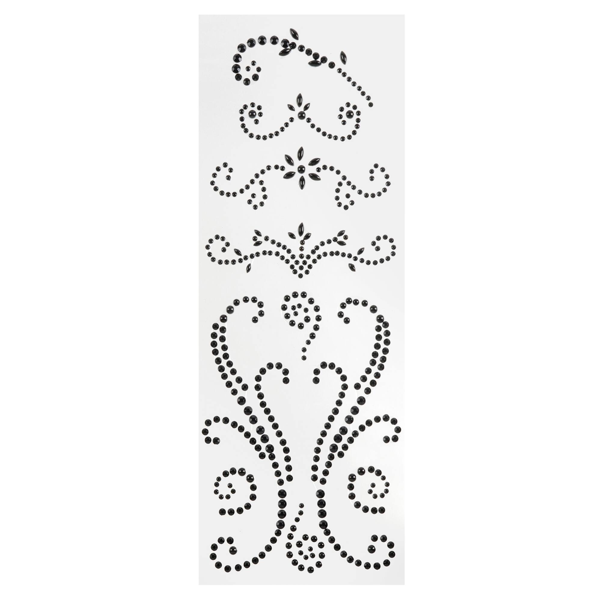 Black Flourish Design Stickers by Recollections™